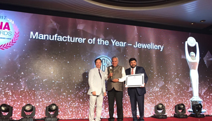 KGK Group wins the ‘Manufacturer of the Year – Jewellery’ award at JNA Awards 2017