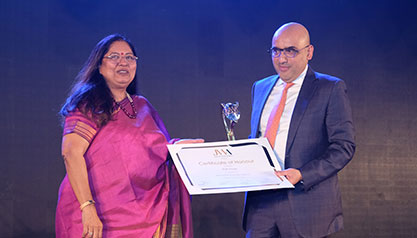 KGK Group’s diamond operations received the Manufacturer of the Yearaward at Jewellery World Awards